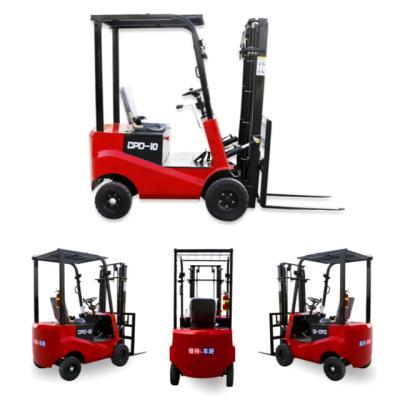 China Building material shops 1TON 1.5 ton manual electric forklift for sale mini forklift semi electric pusher electric forklift for sale