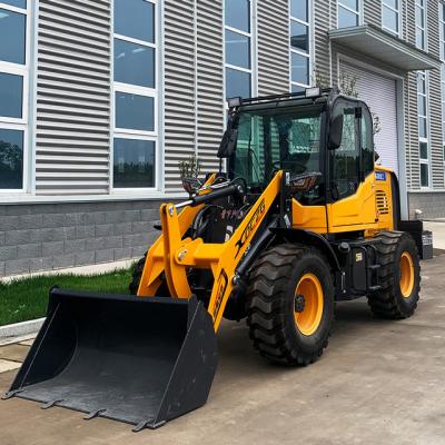 China Loading and unloading sand FREE SHIPPING! 2ton Max Lifting Height 5m Mini Telehandler DC920 Boom Wheel Telescopic Loader for sale