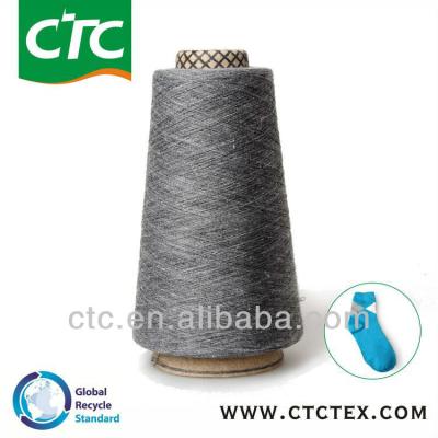 China Antistatic Poly Cotton Blend Yarn For Sock Knitting 100% China for sale