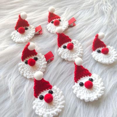 China Fashion Candy Cute Platypus Headdress Santa Claus Hairpins Baby Girls Cute Platypus Butterfly Hair Clips Christmas Set Hair Clips for sale