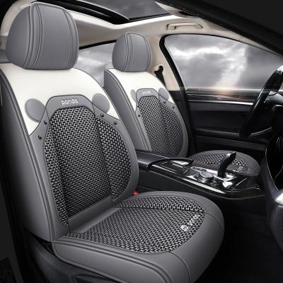 China Full Set Cute/Cartoon Coverado of Car Leather Seat Covers, Waterproof Leatherette Motor Vehicle Cushion Cover with Diamond Pattern for sale