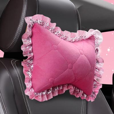 China Lovely Cloud Plush Toy Soft Car Headrest Cute Car Seat Cushion Waist Cushion Creative Girly Car Interior Decorative Lumbar Pillow for sale