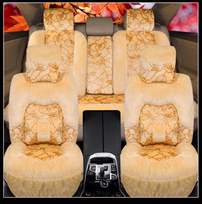 China Cute Universal Winter Car Seat Cover Plush Warm Car Seat Cover for sale