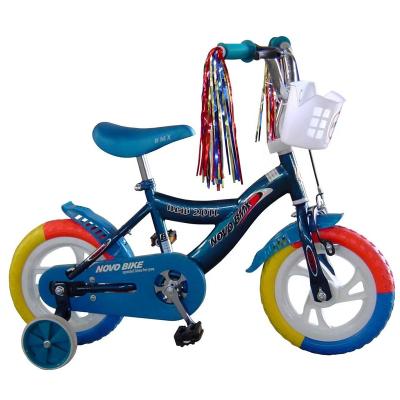 China Good quality 12inch EVA tire plastic rim BMX frame luxury sale kids bike blue color for 12inch kids bike for sale