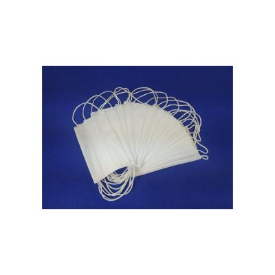 China Eco - Friendly 3 Ply Color White Disposable Medical Mask Soft Tie On Ear for sale