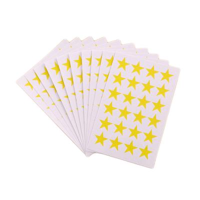 China Decorative Custom High Grade Decorative Sticker Label Folder Label High Grade Material Star Pentagon Star Flower Face Heart Flower Star Christmas Sticker for sale