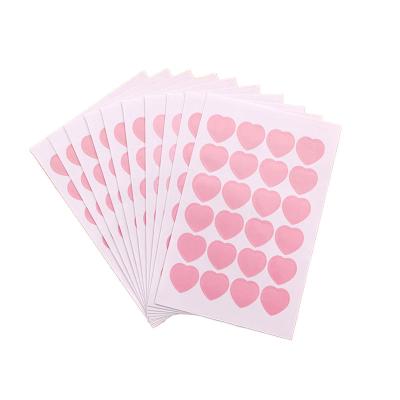 China Decorative Sticker Thank You Adhesive Label Love Wedding Party Valentines Decorative Gifts Heart Shape Heart Sealing Stickers for sale