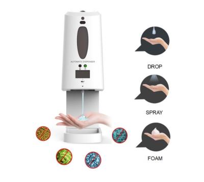 China Foam Touchless Commercial Soap Dispenser 1300ml/44oz 2022 Best Price Gel Hand Sanitizer Liquid Body Temperature Test for sale