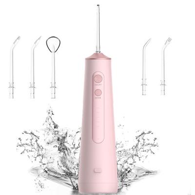 China Service 2022 Amazon New Design Rechargeable Portable Oral Flosser Outdoor Dental Water Irrigator Travel Home With Large Capacity Tank for sale