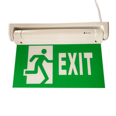 China Emergency Exit LED Instructions Emergency Exit Light 3W 3hours Nickel-Cd Battery Exit Sign CE Certification is Customizable for sale