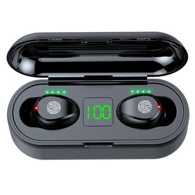 China In-Ear F Tws BT Earphone Sports Headset Sports Mini Earplug Stereo Bass Touch Wireless With MAH Charging Box For for sale