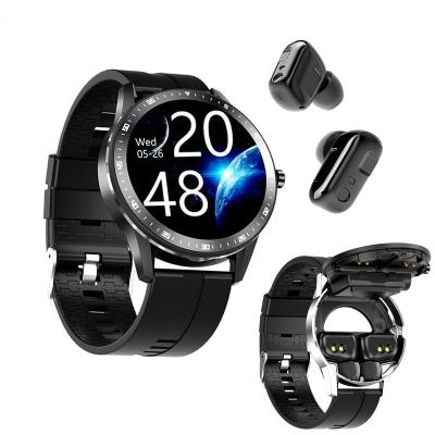 China 2021 IP67 Auto Focus Devices BTX6 TWS BT Headphone Smart Watch Wearable Wireless Smartwatch ECG Heartrate Monitor Temperature Testing F for sale