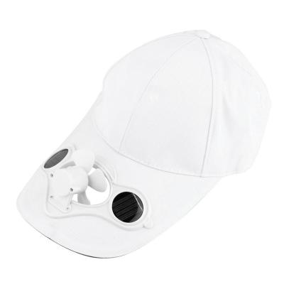 China No Outdoor Summer Sport Cap Fishing Hat With Cool Sun Solar Power Fan For Energy Saving Recycling Air Cooler for sale