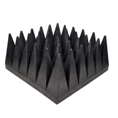 China Polypropylene 30MHz-40GHz High Performance HPA Series EPP Pyramid Damper Hybrid Materials For HMEMC EMC Chamber Deaf Chamber for sale