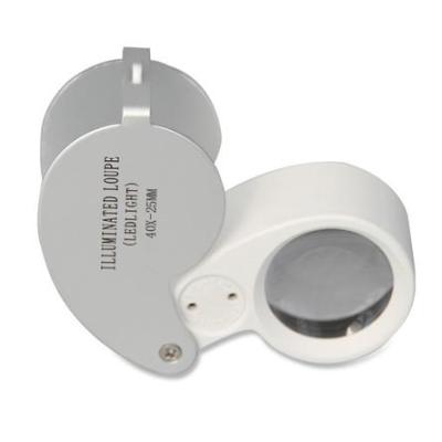 China For Jewelry Wholesale Customization Glass 40x Garden Detecting Magnifier Detector for sale