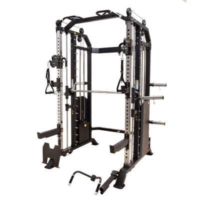 China Men's Home Gym Equipment Black Shining All-In-One Gym Smith Machine for Bodybuilding for sale