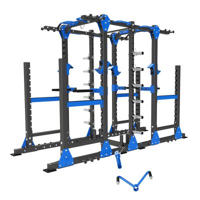 China Men's Multi-function Space Saving Adjustable Squat Rack Cage Power Rack for Home Gym for sale