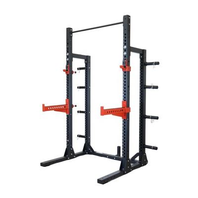 China Main Frame Square Tube 75x75x3.0 mm Light Grey Power Rack for Commercial Bodybuilding for sale