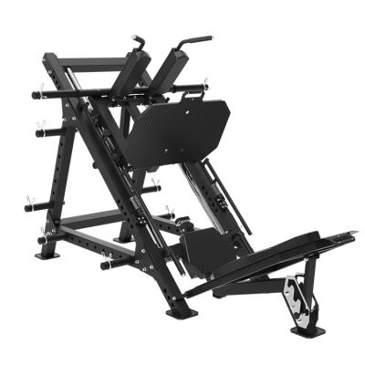 China Indoor Metal Plate Loaded 45 Degree Leg Press Hack Squat Machine for Strength Training for sale