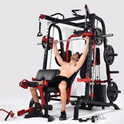 China Vollständiges Set Multifunktionaler Trainer Fitnessstudio Smith-Maschine Funktionaler Trainer Ausrüstung Smith-Maschine zu verkaufen