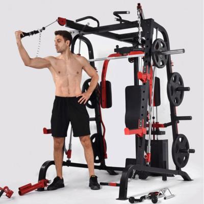 China Customized Multi Power Rack / Fitness Equipment Home Gym Smith Machine Squat Rack for sale