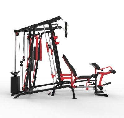 China Universal Grey/Black Multifunctional Fitness Power Rack for Body Building at Home Gym for sale