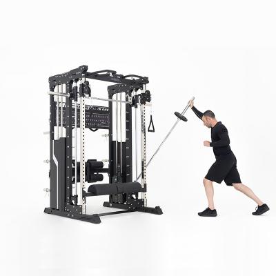 Cina Bodybuilding Multifunzionale Pull Up Bar Smith Machine Squat Rack con Pulley per Cavi in vendita