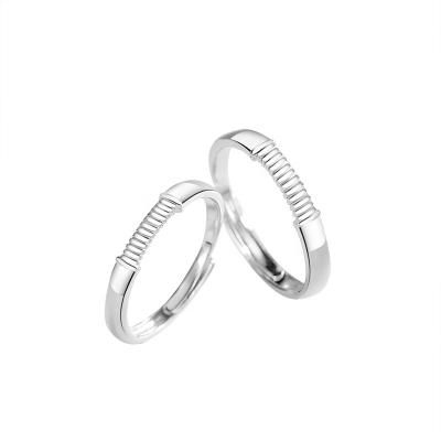 China New Fashion Romantic 925 Sterling Silver Ring For Couples Gift for sale