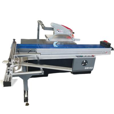 China Europe Top Quality Horizontal Large Dust Hood 45 Degree Single Phase Sliding Table Saw for sale