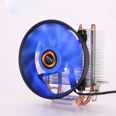 China 30 Degree Fan Big Wheel Professional Copper CPU Copper Zero Light Radiator For 1155/1150/1151 Heatsink for sale