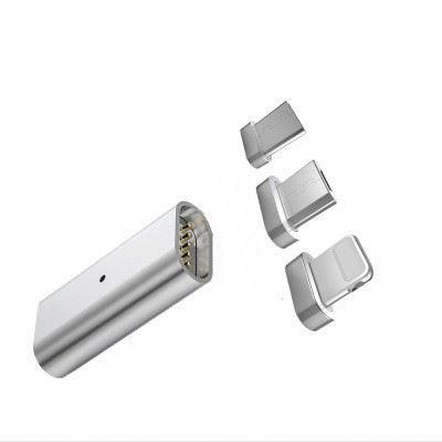 China MP3/MP4 Player 2021 Hot 3 in 1 Magnetic Alimimium Alloy USB Adapter for Lighting/Type-C/Micro-USB for sale