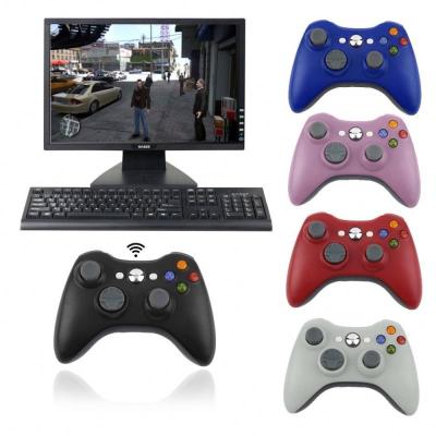 China Touch buttons wholesale new wireless PC notebook ABS 360 control 2.4g gamepad vibration game controller with receiver for sale