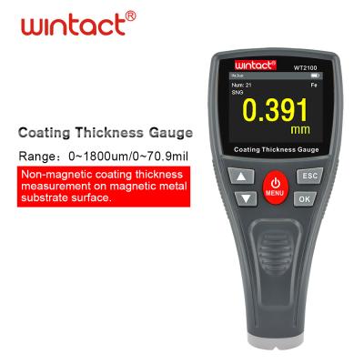 China CE RoHS FC WT2100 Car Paint Tester Digital Coating Thickness Gauge for sale