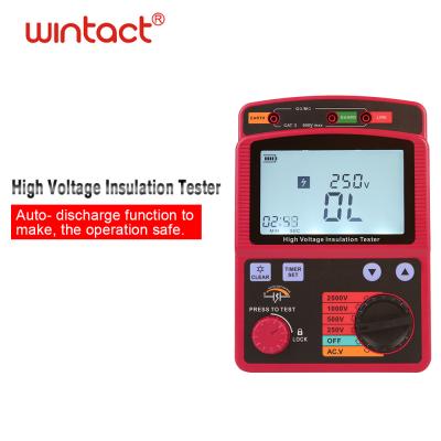 China Professional Digital High Voltage LCD Back Light Insulation Tester GM3123 for sale