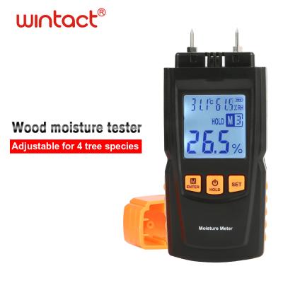 China Large Factory Price Digital LCD Display Portable Moisture Testing Wood Wooden Hot Mockup GM610 for sale