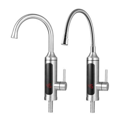 China 3-5secs Kitchen 304 Stainless Steel Water Tap Electric Instant Heating Electric Water Heater Hot Tap for sale