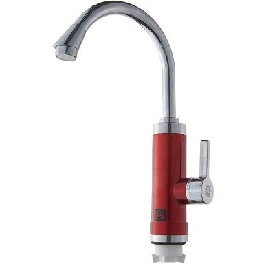 China Electric Faucets Factory Price Deck Mounted Kitchen Water Heater Tap for sale