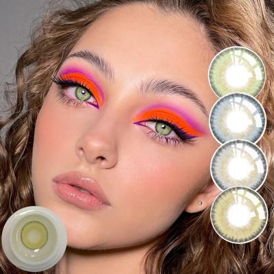 China New Arrival 2021 Beauty Power Contact Lenses Natural Look Colored 14.2mm Customized Packaging for sale