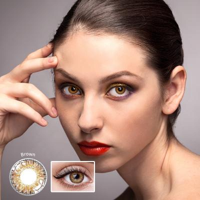 China New eye style color cosmetic contact lens accept direct selling customized annual monthly contact lens for sale