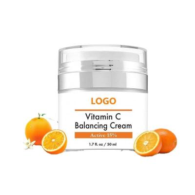 China Moisturizer Moisturizer Cream Women Face Cosmetic Dead Sea Salt Organic Vitamin C Peeling Balancing Cream for sale