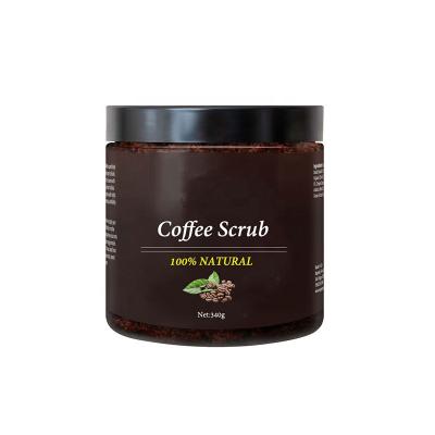 China Wholesale Natural Organic Skin Care Body Exfoliator Arabica Deep Cleansing Whitening Coffee Scrub for sale