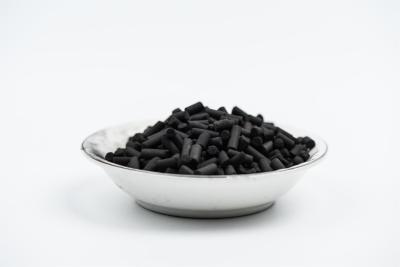 China Medium Size Extruded Activated Charcoal Pellets , Sulfur - Loaded Mercury Removal Granular Activated Carbon for sale