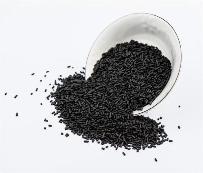 China High Harness Impregnated Activated Carbon Extruded Pellet Partical Size 1.3mm for sale