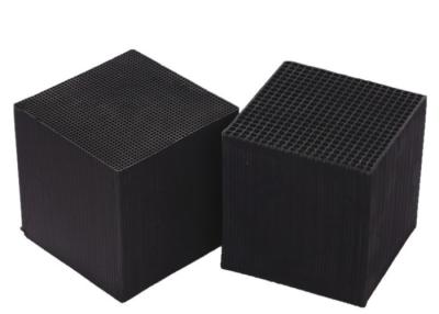 China Wall Thickness 1.0mm Activated Carbon Honeycomb , 100X50X50mm 1.5mm Carbon Honeycomb for sale