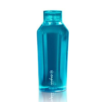 China Wholesale 520ml Bpa Hexagon Viable Free Recyclable Plastic Bottle Food Grade Drinking Water Bottles for sale