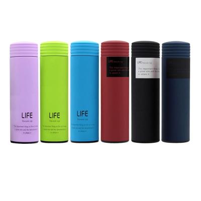 China Wholesale Custom Thermos PORTABLE Tea and Coffee Bottle Tumbler Slim Thermos Stainless Sport Double Layer Style for sale