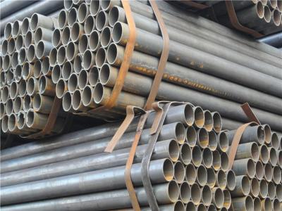 China SS41 A36 A35 ERW Welded Steel Pipe 6 Inch / Thick Wall Round Steel Tube for sale