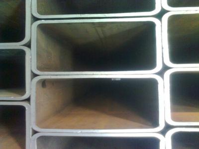 China Rectangular HR Welded Rectangular Steel Pipe ASTM A53 API5L GR.B For Glass Curtain Wall for sale