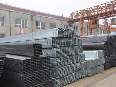 China Square Longitudinally ERW Hot Rolled Steel Welded Structural Pipe / Tubes for sale