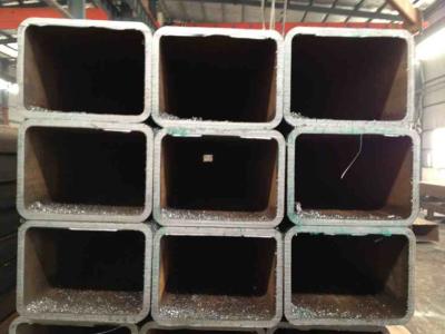 China 20MN2 , SS41 , SS400 Hot Rolled Black ERW Steel Pipe / RHS Oil Pipe / Rectangular Steel Tube for sale